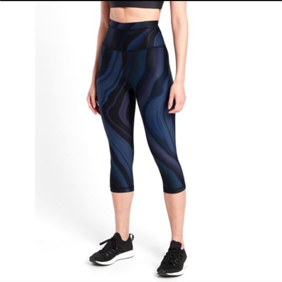 Athleta Accelerate Geode Crop Leggings XS - Picture 2 of 9